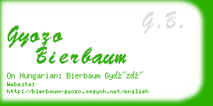 gyozo bierbaum business card